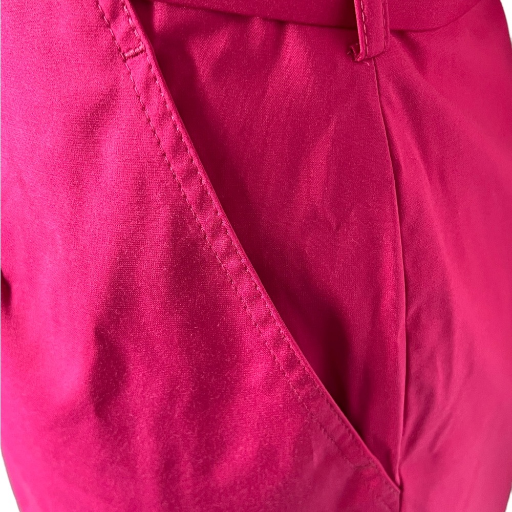 Patrizia Aryton Womens Dress Size 38 Pink Pencil Midi w Matching Belt & Pockets - Picture 11 of 15